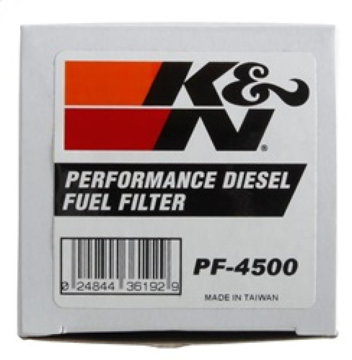 K&N Diesel Fuel Filter: Performance Fuel Filter, Premium Engine Protection, Compatible With 2014-2017 Ram 1500 3.0L Ecodiesel Diesel Engines, Pf-4500 PF-4500