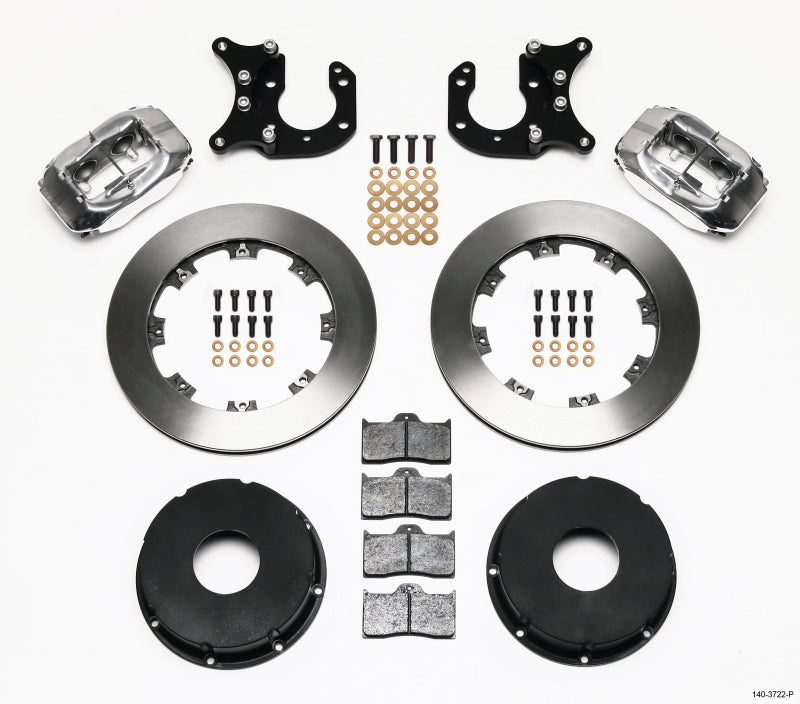 Wilwood Forged Dynalite P/S Rear Kit Polished Big Ford 2.36in Offset Currie Blank 140-3722-P