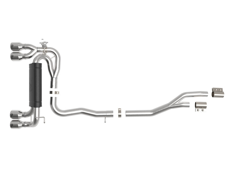 aFe MACHForce XP Exhausts Cat-Back SS 19-21 BMW M2 Competition L6-3.0L w/Polished Tips 49-36350-P