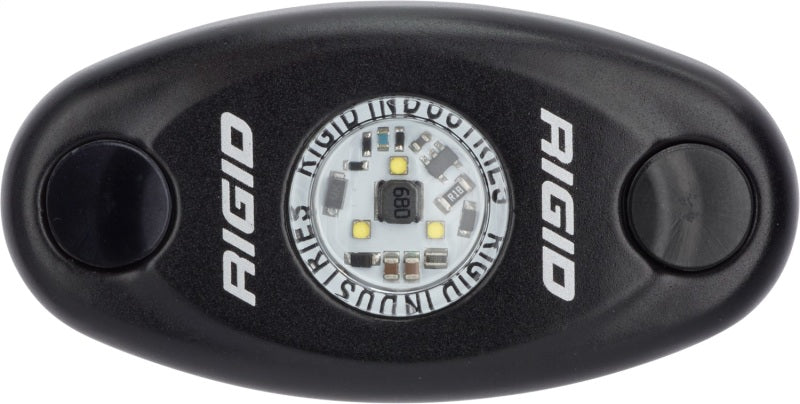 Rigid A-Series Led Light, High Power, Amber, Black Housing, Single 480333