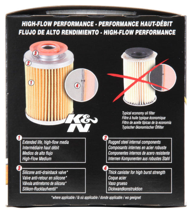 K&N HP-1011 Oil Filter Fits select: 2001-2007 CHEVROLET SILVERADO, 1999-2007 GMC SIERRA