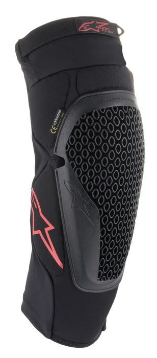 Alpinestars Unisex-Adult Bionic Flex Knee Protector-Black/Red (Large/Xl) (Multi,