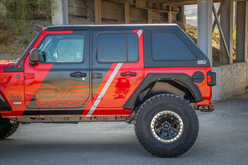 DV8 Offroad 2018+ compatible with Jeep Wrangler JL Unlimited Fastback Hard Top HTJLFB-B