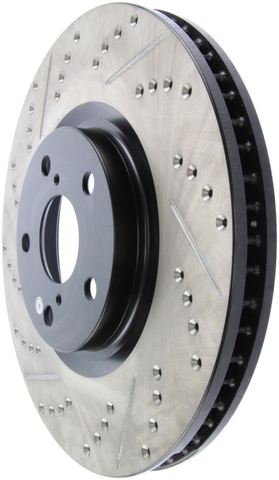 Stoptech Sport Drilled & Slotted Brake Rotor; Front Right 127.44104R