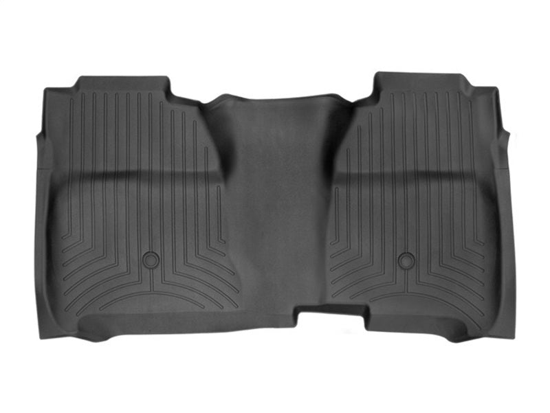 WeatherTech 14+ Chevrolet Silverado 1500 / GMC Sierra (Crew Cab) Rear Vinyl FloorLiner Black 445422V