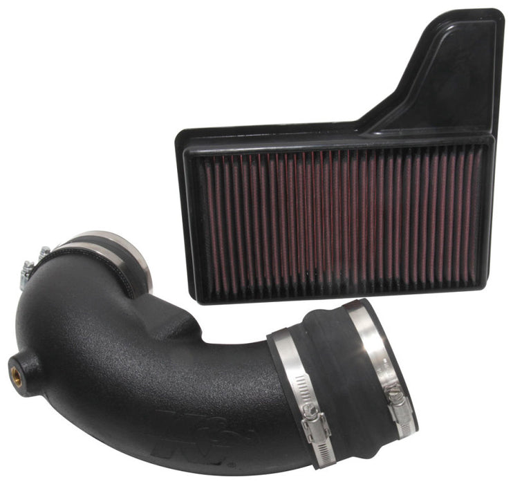 K&N 57-2605 Fuel Injection Air Intake Kit for FORD MUSTANG GT V8-5.0L F/I, 2018-2019