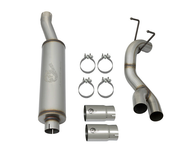 aFe POWER Rebel Series 3.5in 409 SS Cat Back Exhaust w/Pol Tips 14-17 RAM 2500/3500 V8-6.4L Hemi 49-42057-P