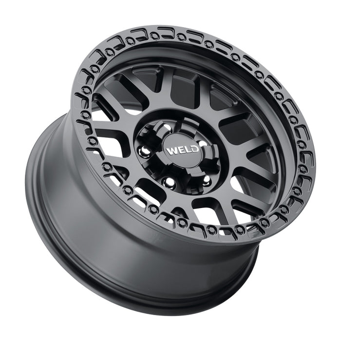 Weld Off-Road W104 17X10 Cinch 6X135 6X139.7 ET-25 BS4.50 Satin Black / Gloss Black 106.1 W10470098450