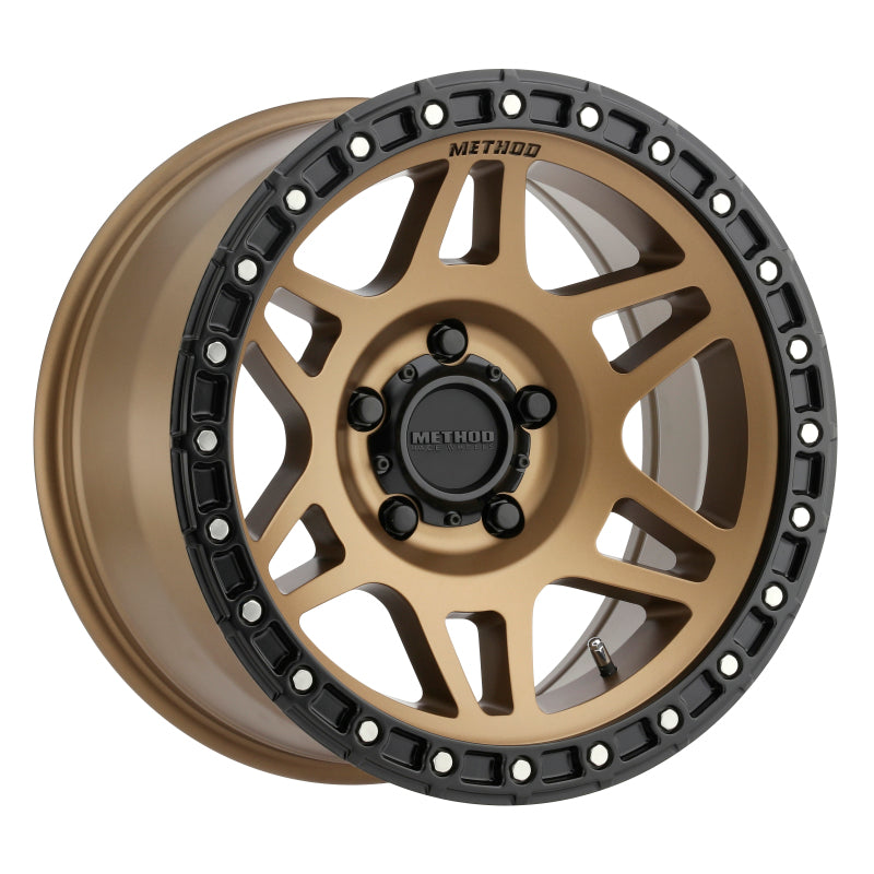 Method MR312 18x9 +18mm Offset 5x150 110.5mm CB Method Bronze/Black Street Loc Wheel MR31289058918