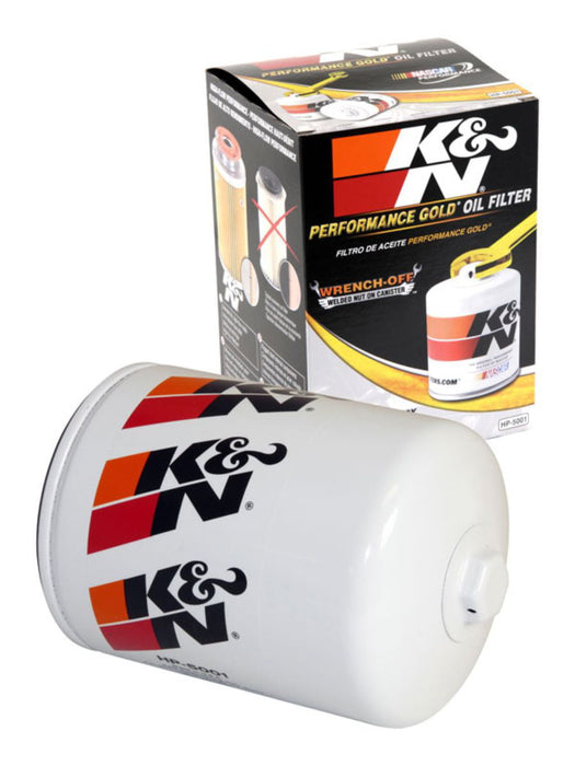 K&N Premium Racing Oil Filter: Designed to Protect your Engine: HP-5001