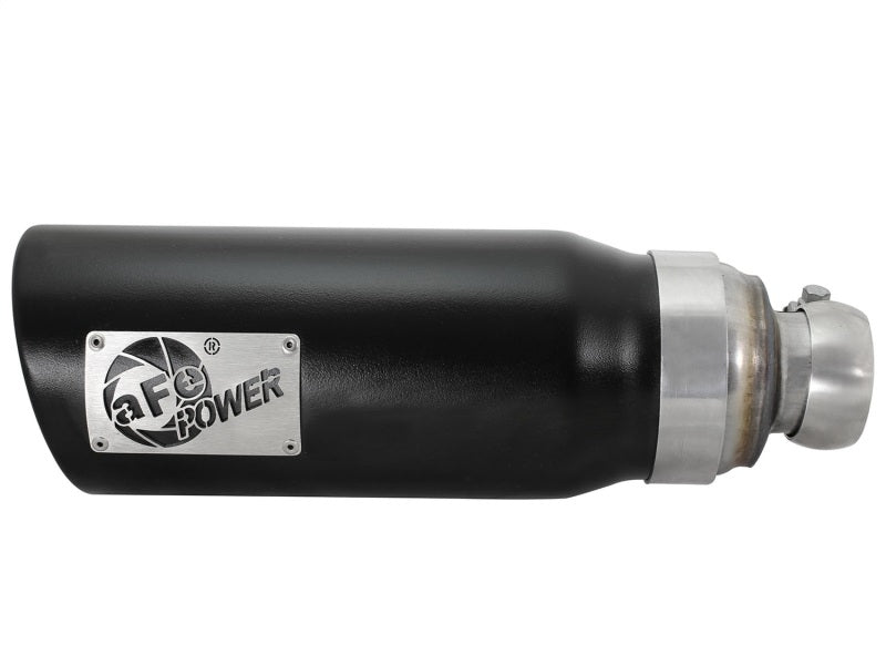 aFe Power 09-15 Compatible with Dodge Ram 3.0L/5.7L Black Exhaust Tip Upgrade 49C42046-B