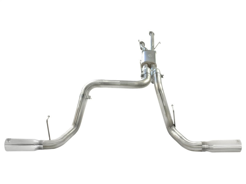 aFe MACHForce XP 2-1/2in to 3in 409 SS Cat-Back Exhaust w/ Polished Tips 10-17 Toyota Tundra V8 5.7L 49-46014-P