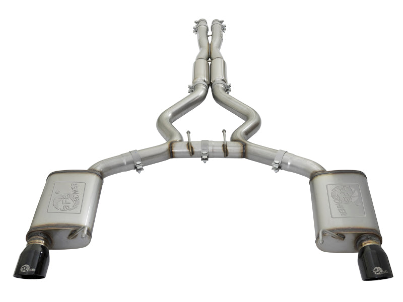 aFe 11-21 Compatible with Dodge Durango V6-3.6L / V8-5.7L MACH Force-Xp 304 SS Cat-Back Exhaust System w/ Black Tip 49-32086-B