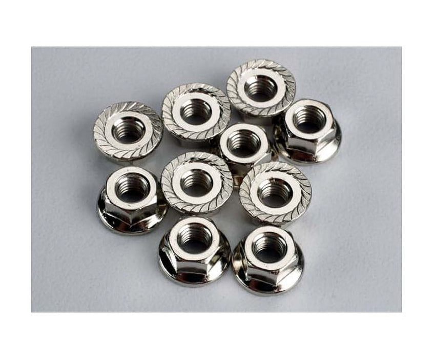 TRA6135 Traxxas Nuts Flanged 4mm (10) TRA6135