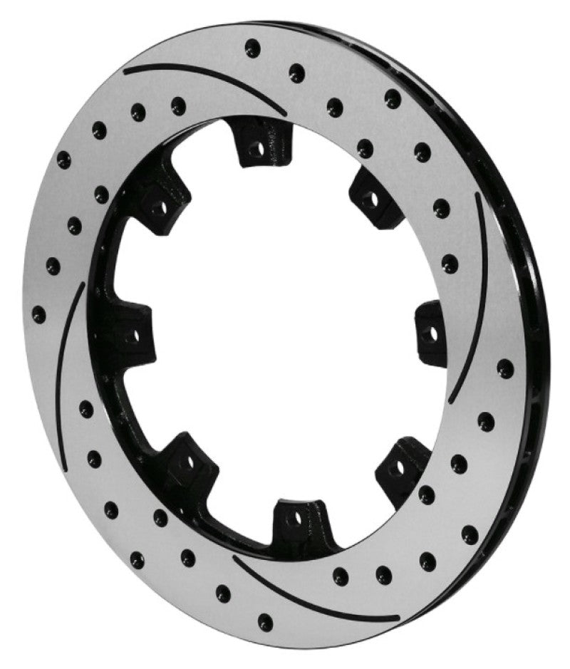 Wilwood Rotor-ULHP Iron RH-SRP BLK Drl 12.19 x .810 8 on 7.78in 160-6924-BK