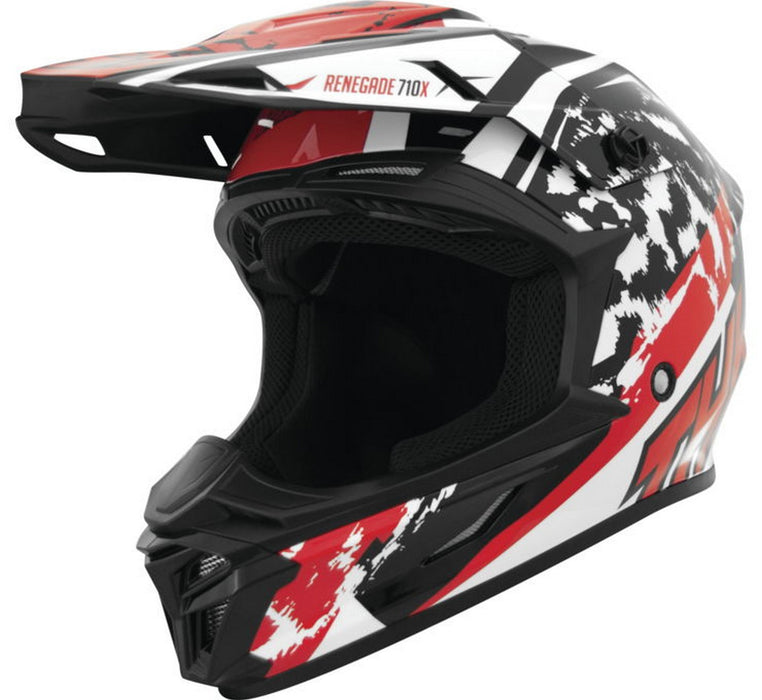 THH T-710X Renegade MX Offroad Helmet White/Red XXL