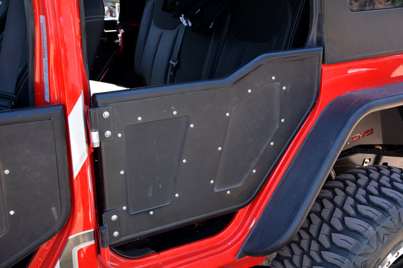 DV8 Offroad Front Rock Doors - RDSTTB-01F Fits select: 2015-2018 JEEP WRANGLER UNLIMITED, 2012-2014 JEEP WRANGLER