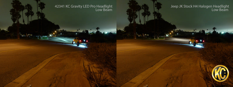 KC HiLites 4234 7 in. LED Headlight Fits 07-18 Wrangler (JK) Fits select: 2015-2018 JEEP WRANGLER UNLIMITED, 2012-2013 JEEP WRANGLER