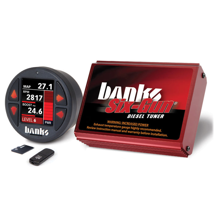 Banks 01-04 Chevy/GMC 2500/3500 6.6L LB7 Six-Gun Diesel Tuner w/ iDash-1.8 DataMonster 61440