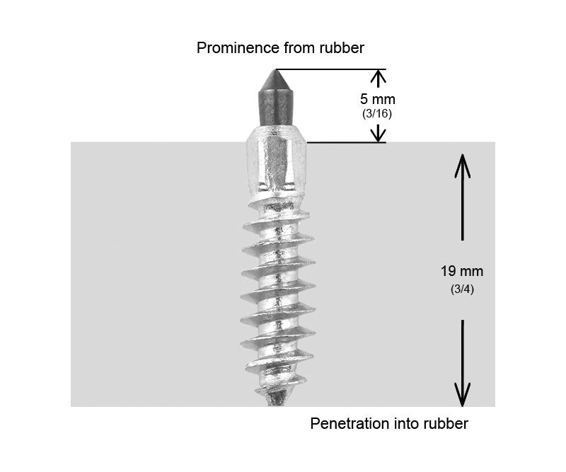 iGRIP Racing Tire Studs 22mm, Box of 200 Screws pack