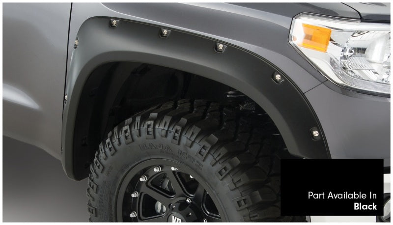 Bushwacker 16-17 Toyota Tundra Fleetside Pocket Style Flares 4pc 66.7/78.7/97.6in Bed Black 30918-33