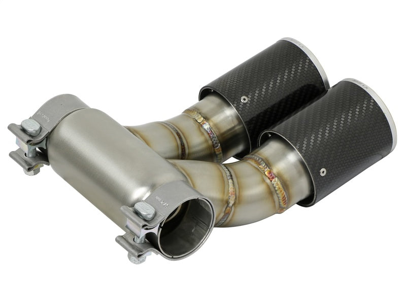 aFe Power 13-14 Porsche Cayman S / Boxster S Carbon Fiber Exhaust Tip Upgrade 49C36413-C