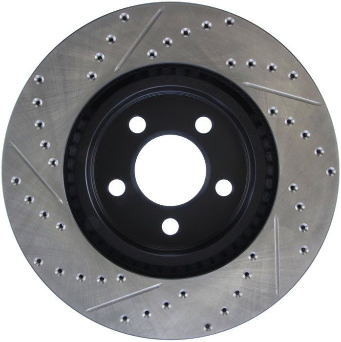 Stoptech Sport Drilled & Slotted Brake Rotor; Front Left 127.63059L