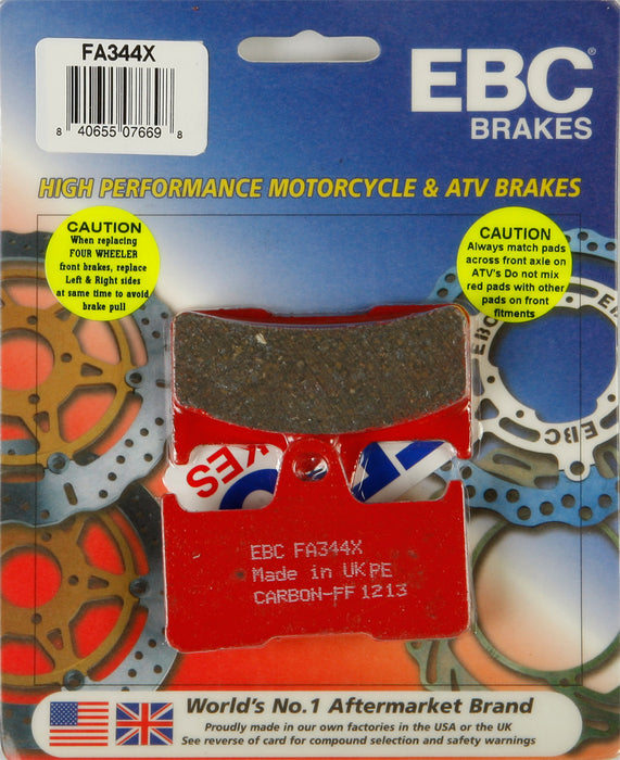 EBC Brakes FA344X Disc Brake Pad Set