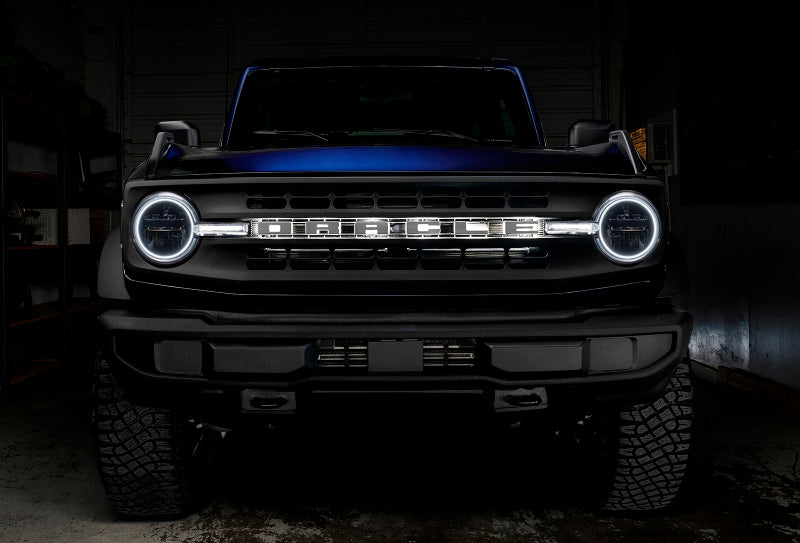 Oracle Lighting 2021-2022 Fits Ford Bronco Colorshift® Headlight Halo Kit W/Drl