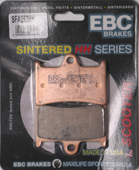 EBC Brakes SFA252HH Sintered Scooter Brake Pad