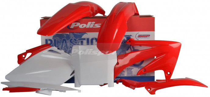 POLISPORT/CHEST PROT.~ KIT CRF450R '07 RED 90125