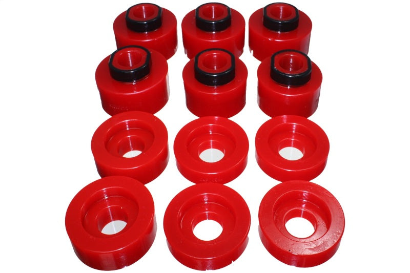 Energy Suspension 3.3162R Red Front Energy Suspension Control Arm Bushing Set F Fits select: 2008-2011,2013-2016 FORD F250 SUPER DUTY