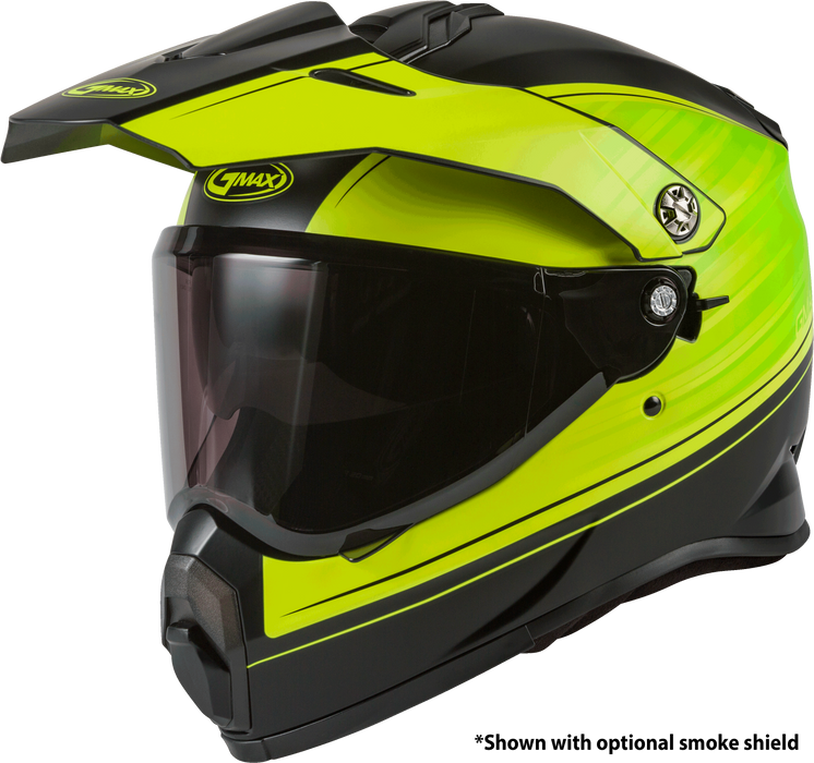 AT-21 Adventure Raley Helmet Matte Black/HI-VIS SM