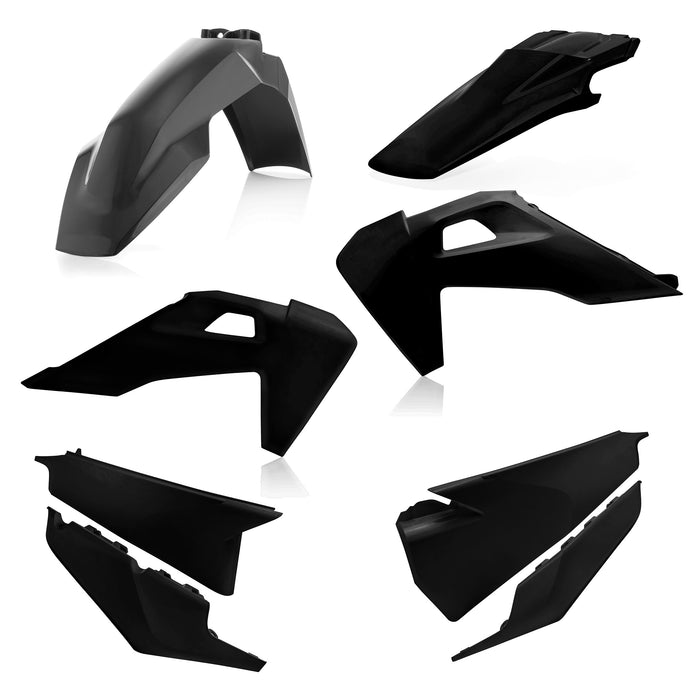 Acerbis Plastic Kit (BLACK) For 19-22 HUSQVARNA FC450HQ