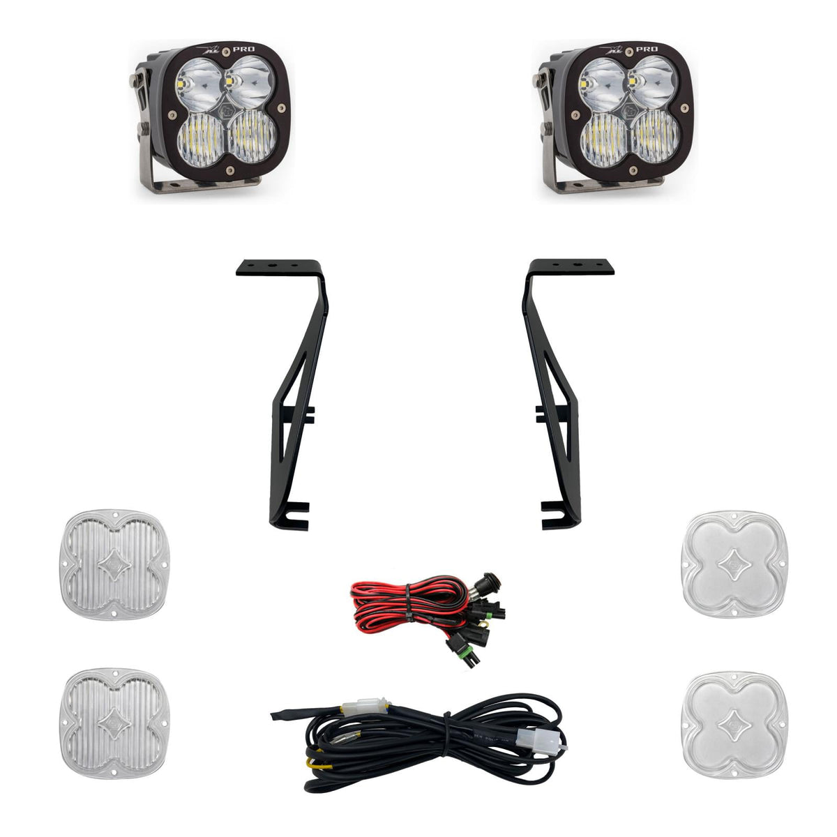 Baja Designs 2021+ Ford Raptor XL Pro A-Pillar Kit 448059