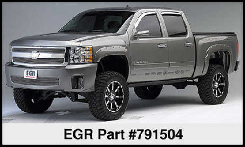 EGR 07-13 Chev Silverado 6-8ft Bed Bolt-On Look Fender Flares Set 791504