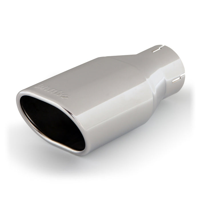 Banks Power Tailpipe Tip Kit SS Obround Angle Cut Chrome 2.5in Tube 3.13in X 3.75in X 11in 52900