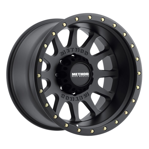 Method MR605 NV 20x10 -24mm Offset 8x170 124.9mm CB Matte Black Wheel MR60521087524N