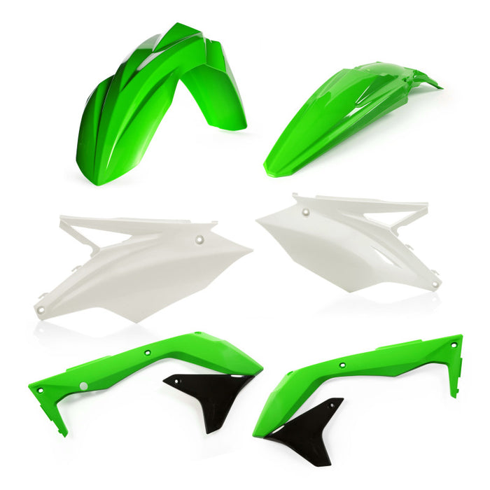 Acerbis White/Green Complete Plastic Body Kit (2449615135)