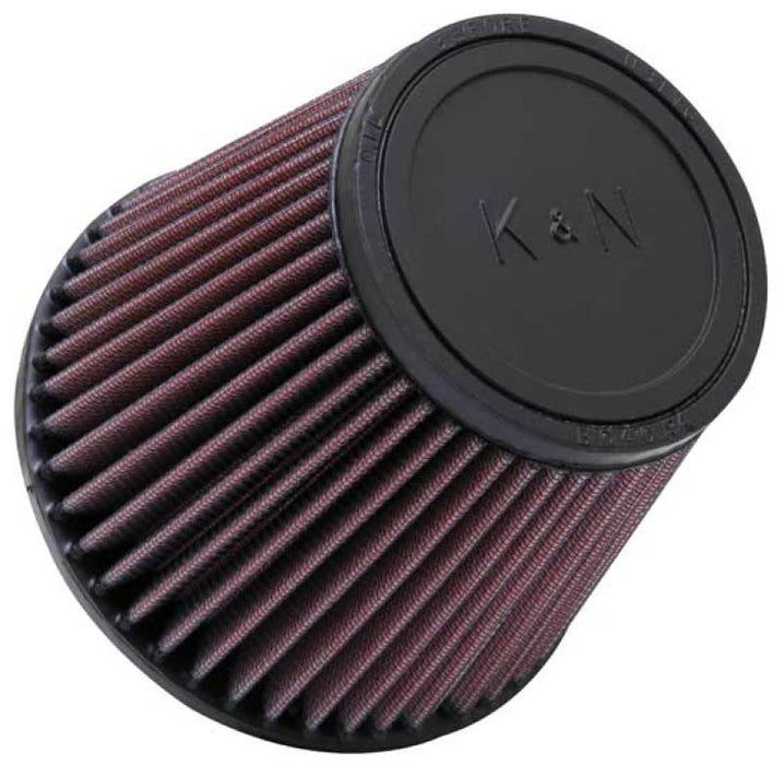 K&N Universal Clamp-On Air Filter: High Performance, Premium, Washable, Replacement Filter: Flange Diameter: 3 In, Filter Height: 5 In, Flange Length: 1.75 In, Shape: Round Tapered, RU-3580