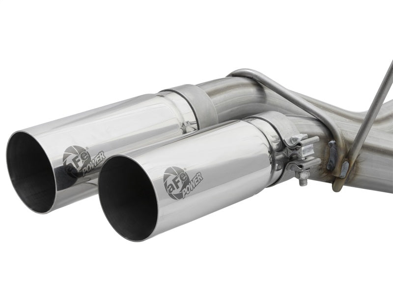 aFe POWER Rebel Series 3in 409 SS Cat Back Exhaust w/ Polished Tips 17 Ford F-150 Raptor V6-3.5L 49-43091-P