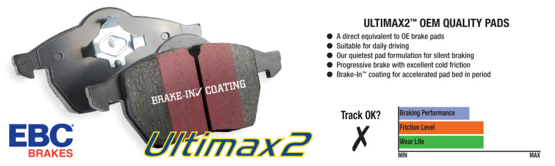 Ebc Ultimax2 Brake Pad Sets UD1368