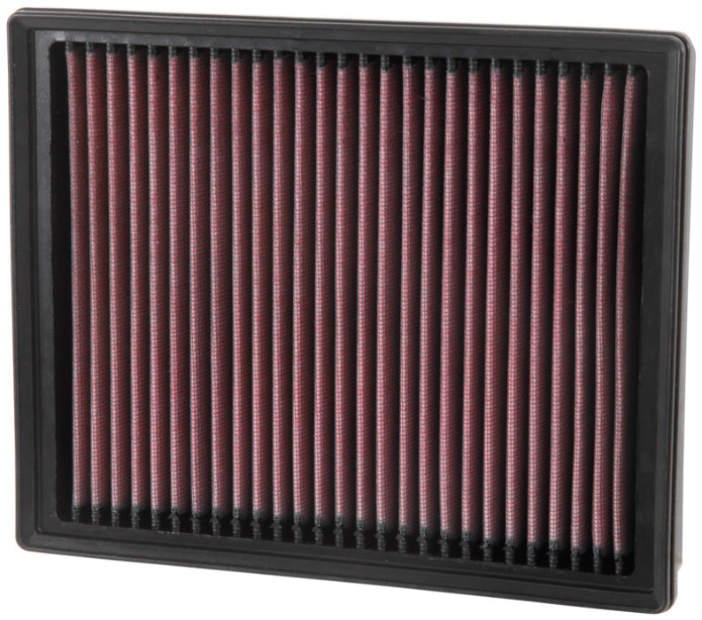 K&N 33-5000 Air Panel Filter for FORD FUSION L4-2.0L F/I, 2013-2019