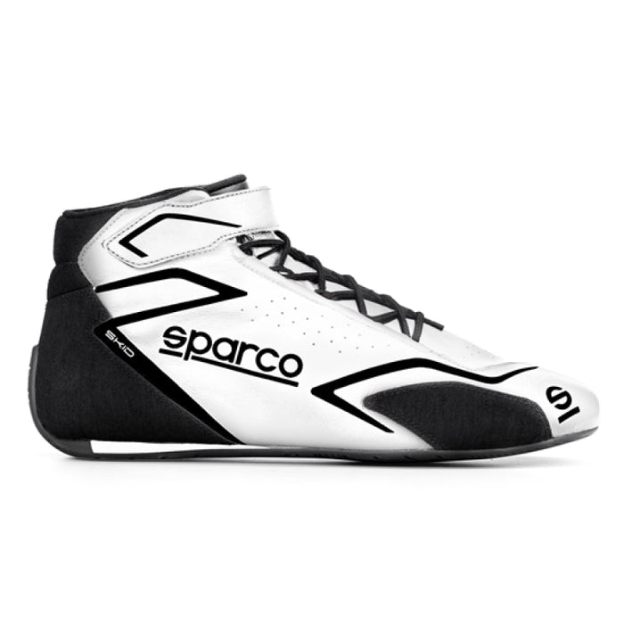 Sparco Shoe Skid 39 WHT/BLK 00127539BIBI