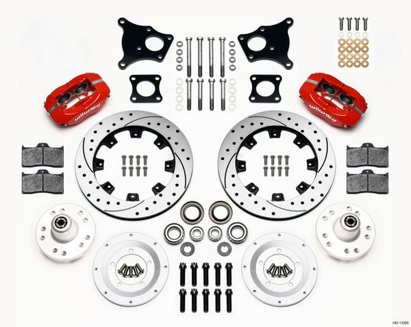 Wilwood Forged Dynalite Front Kit 12.19in AMC 71-76 OE Disc w/o Bendix Brakes 140-13395