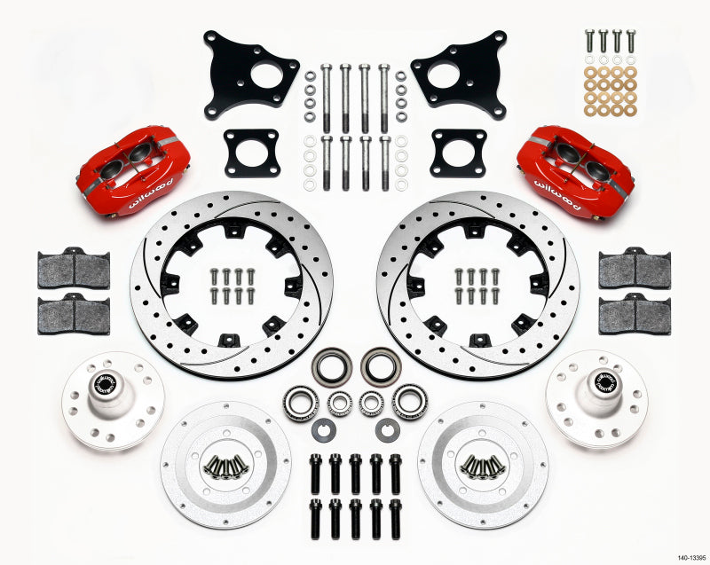 Wilwood Forged Dynalite Front Kit 12.19in AMC 71-76 OE Disc w/o Bendix Brakes 140-13395