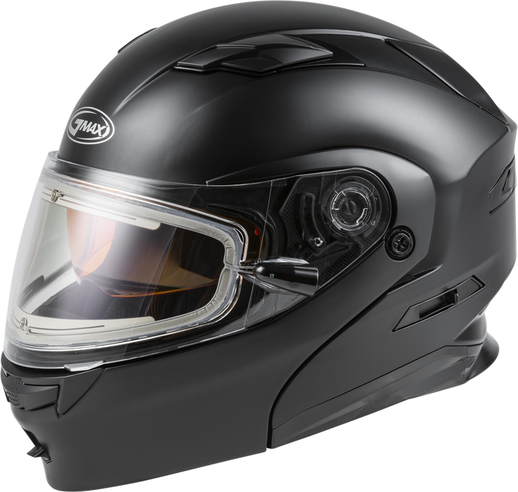 Gmax Md-01S Modular Snow Helmet W/Electric Shield Matte Blk Xl M4010077