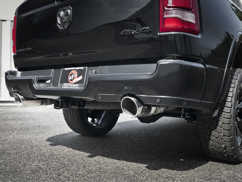 aFe Gemini XV 3in 304 SS Cat-Back Exhaust 19-21 Ram 1500 V8 5.7L Hemi w/ Polish Tips 49-32081-P