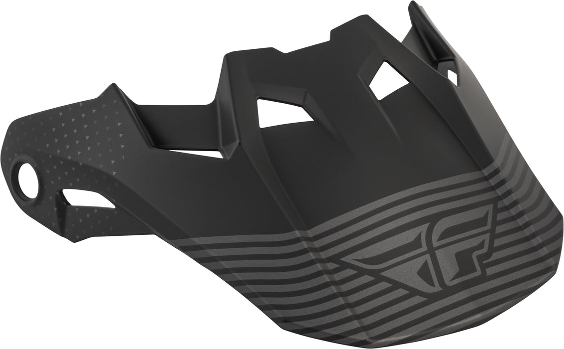 Fly Racing 2021 Formula CC Visor - Primary (Youth Large/X-Small/Small) (Matte Grey/Black)