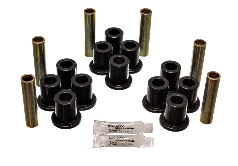 Energy Suspension Fd 4 Wd Frt Sprg Bush Set Black 4.2118G